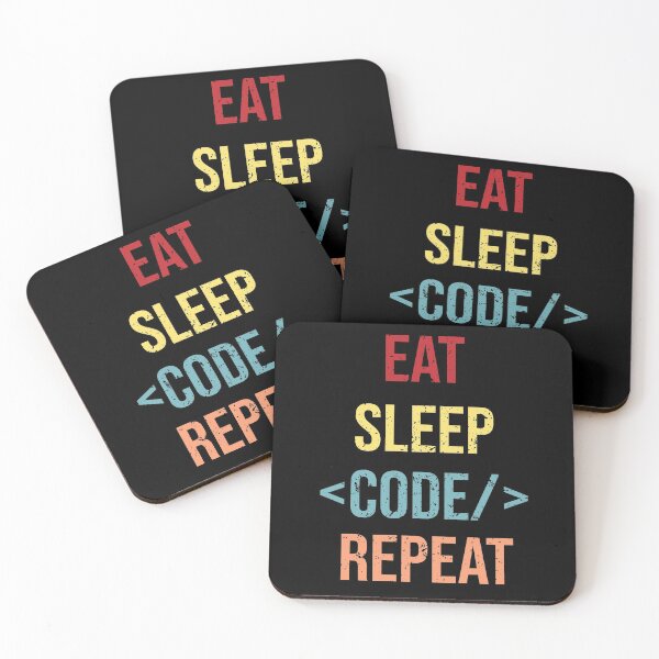 Item preview, Eat, Sleep, Code, Repeat designed and sold by eulonix.