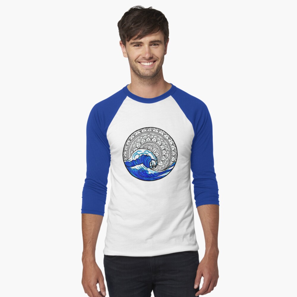 Item preview, Baseball ¾ Sleeve T-Shirt designed and sold by julieerindesign.