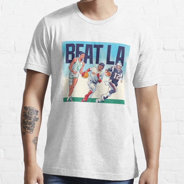  Beat LA Boston Baseball T-Shirt Gray : Sports & Outdoors