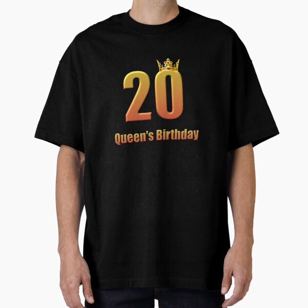 Item preview, 20 años cumpleaños reina con corona -20 años feliz cumpleaños reina con corona de princesa designed and sold by Trenddesigns24.
