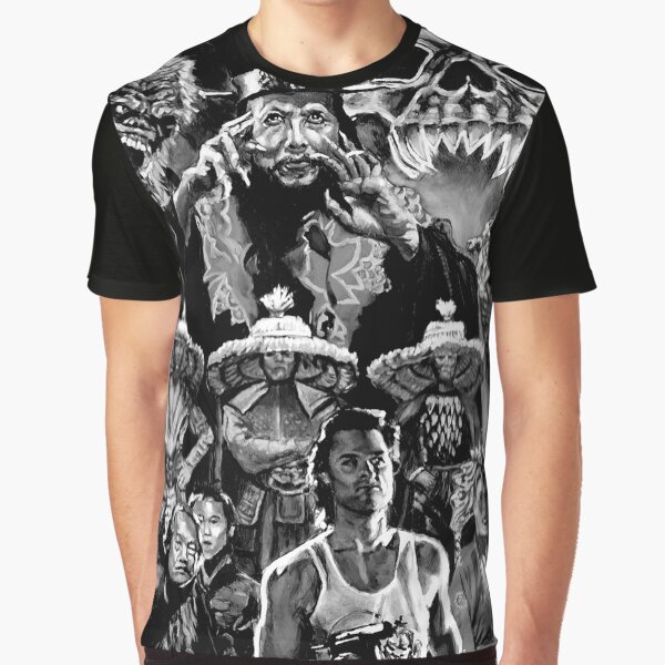 Big Trouble In Little China Grayscale Graphic T-Shirt