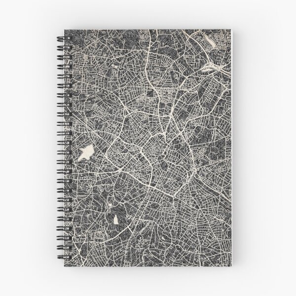 Item preview, Birmingham map designed and sold by InkMaps.