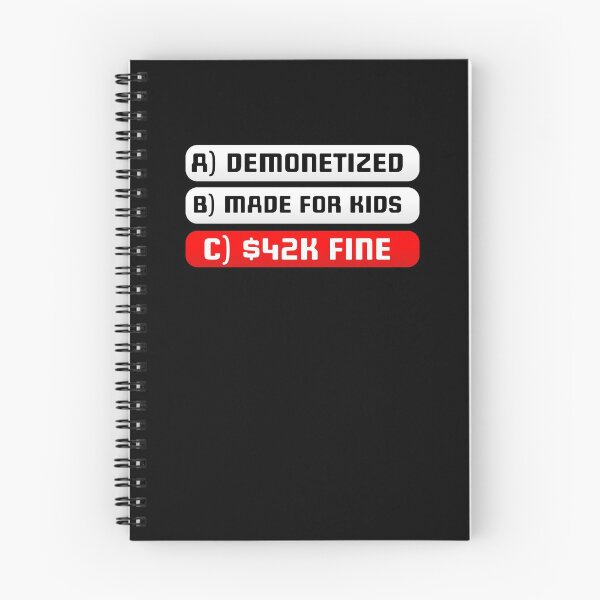 Item preview, Made for Kids Online Video Creators COPPA Protest designed and sold by Ivy Lily Art.