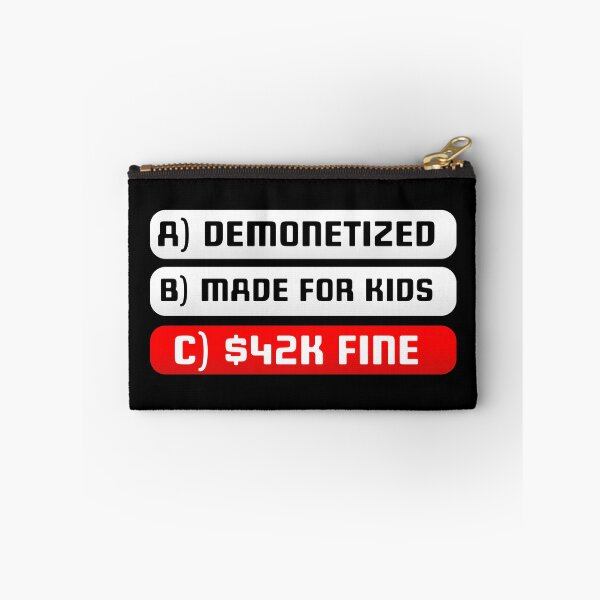 Item preview, Made for Kids Online Video Creators COPPA Protest designed and sold by Ivy Lily Art.