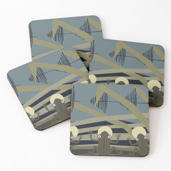Chorus Frogs Coasters (Set of 4)