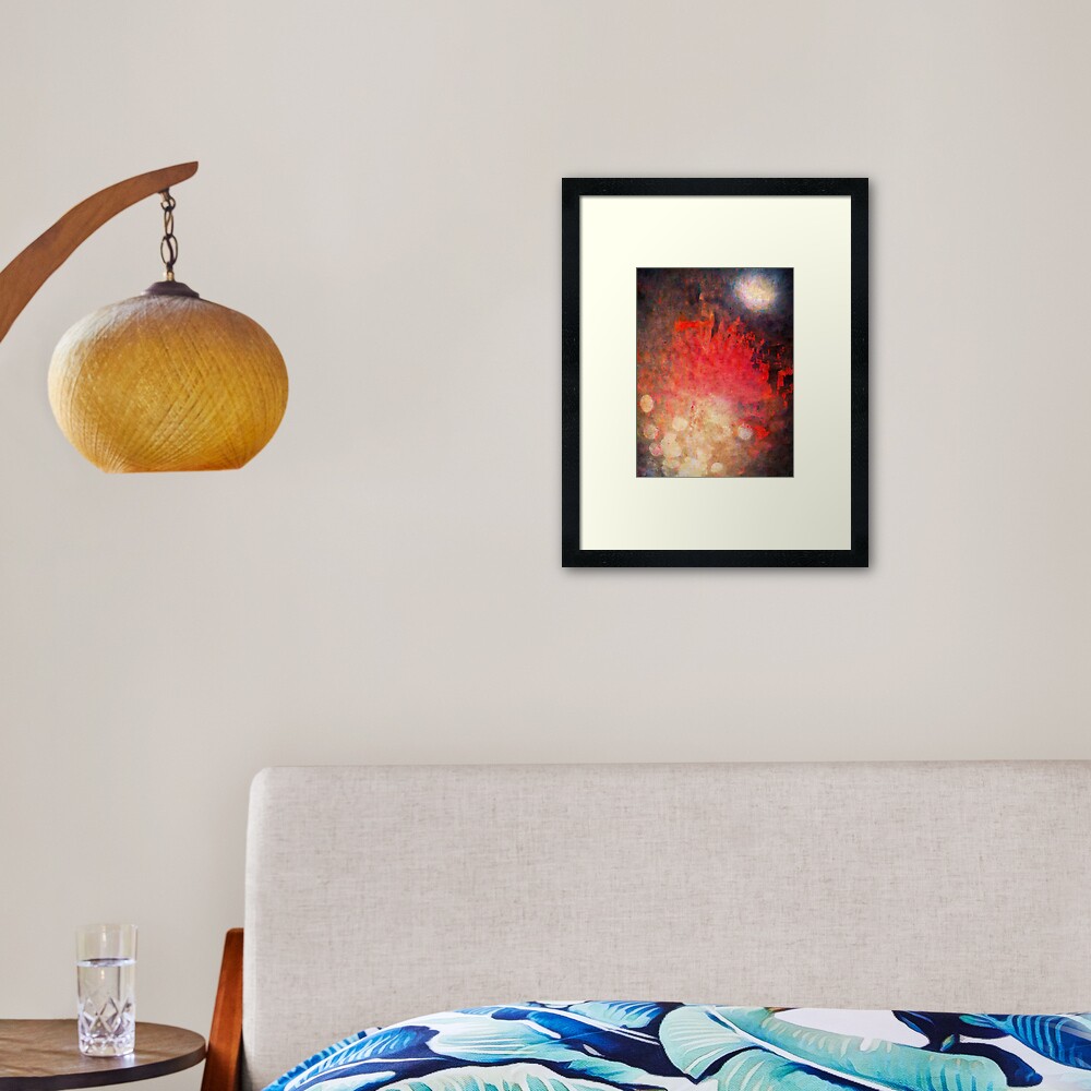 Passion's Flame Framed Art Print