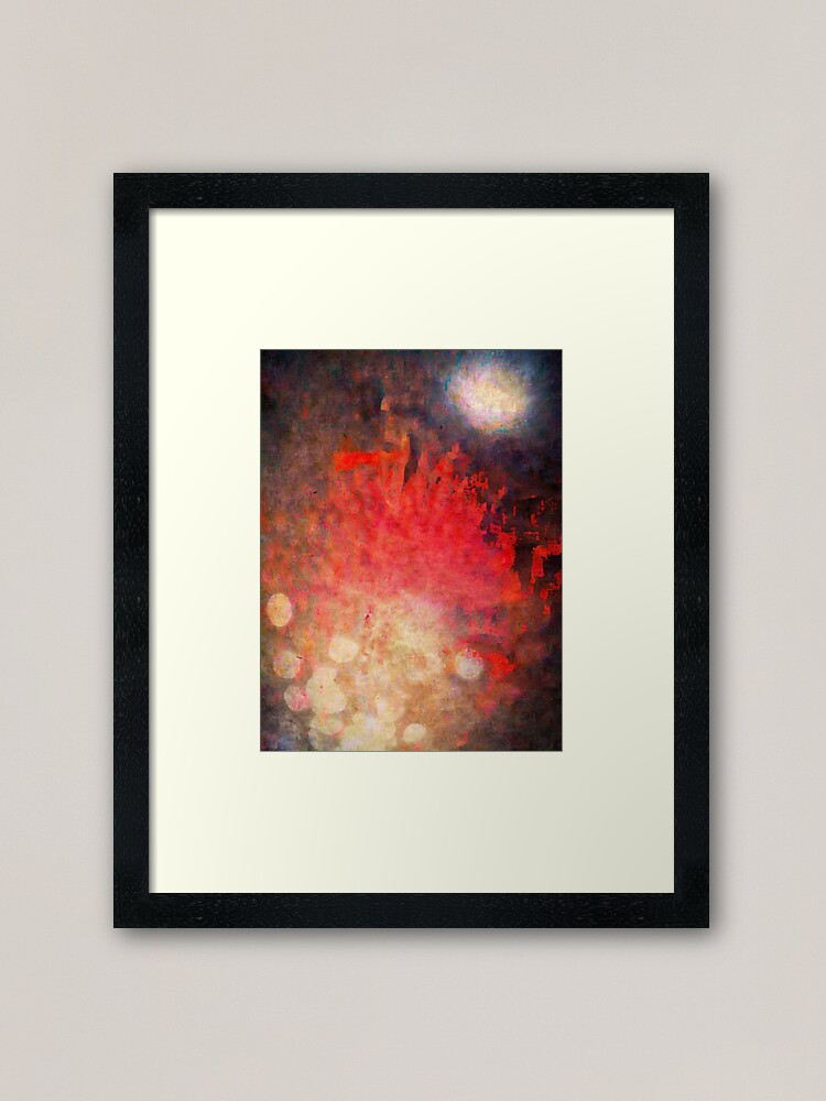 Alternate view of Passion's Flame Framed Art Print