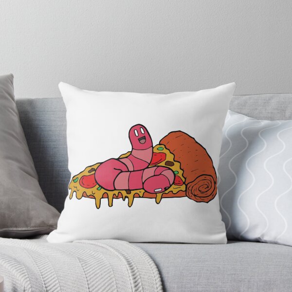 Item preview, Wormy Pizza designed and sold by Moonstone Ghosts.