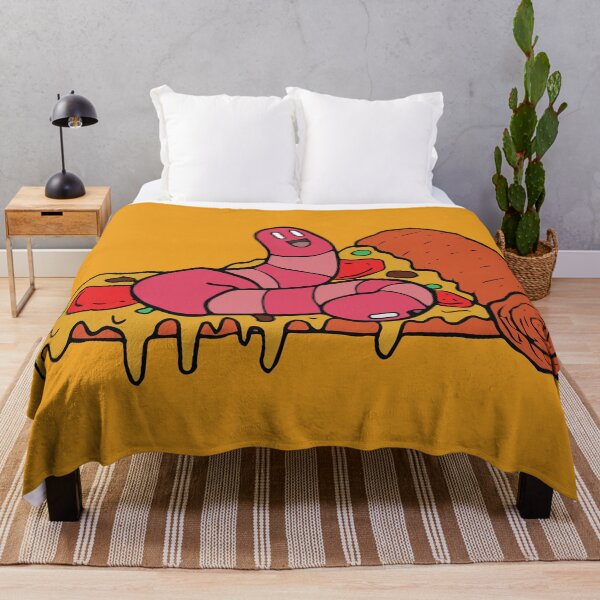 Item preview, Wormy Pizza designed and sold by Moonstone Ghosts.