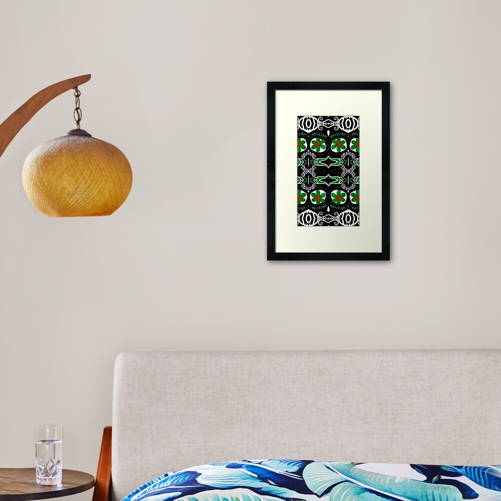 Item preview, Framed Art Print designed and sold by kinkatstyle.