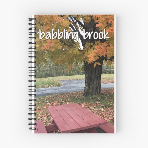 Item preview, Copy of  'babbling brook'  spiral journal designed and sold by sayitdisplayit.