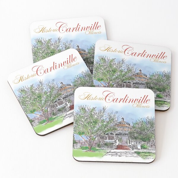 Item preview, Carlinville, Illinois Gazebo Block designed and sold by Rosart-Design.