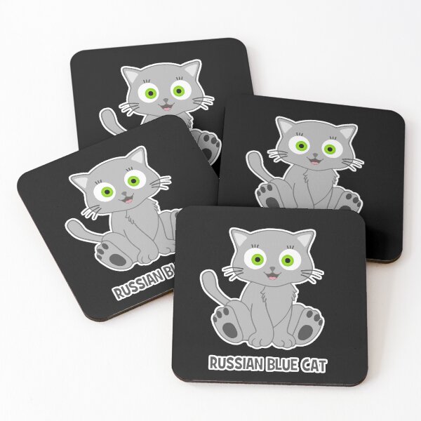 Item preview, Russian Blue Cat Lover T-Shirt, Russian Blue Mama Shirt, Russian Blue Tee, Russian Blue Dad Tshirt, Russian Blue Gift for Women designed and sold by LusterCraft.