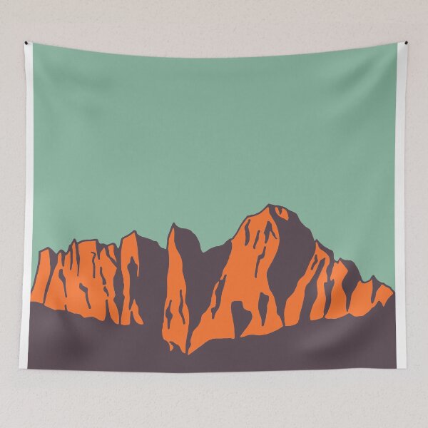 Item preview, Mount Whitney in vintage colors  designed and sold by Ward Workshop Art.