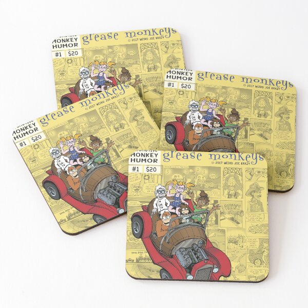 Item preview, Barrel of Grease Monkeys cover #1 designed and sold by Joe5art.