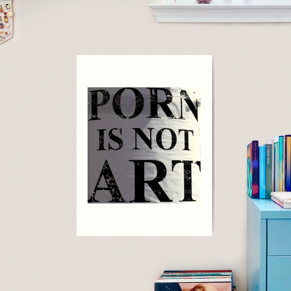 Porn is an art