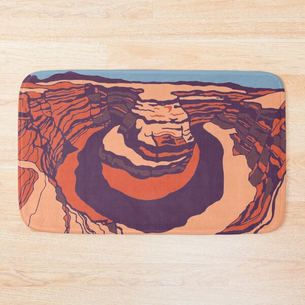 Item preview, Horseshoe bend in desert shades  designed and sold by Ward Workshop Art.