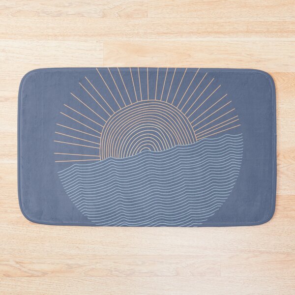 Item preview, waves + sunset minimalist designed and sold by Mazie Kate.