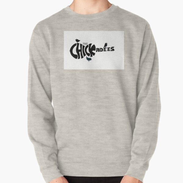 Chickadees logo (Black) Pullover Sweatshirt