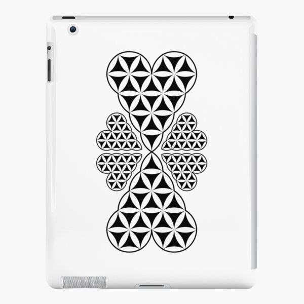 Heart of Life x 6 - Flower of Heart ,Transparent. iPad Snap Case