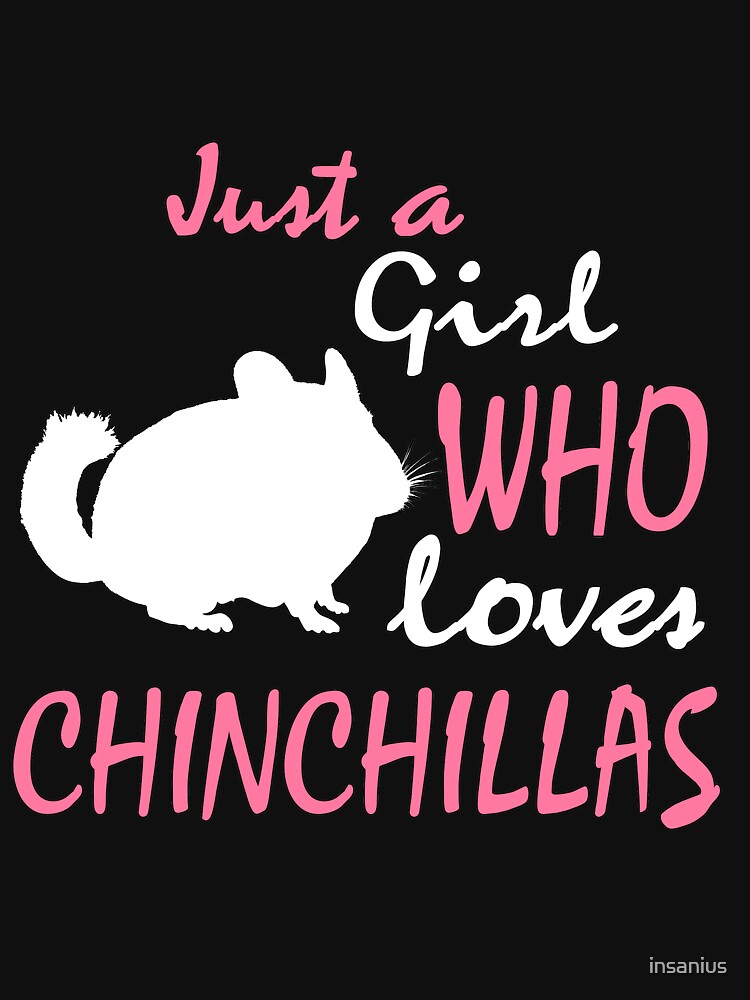"Chinchilla Girl Chinchilla Lover Chinchillas Chinchilla Gift Cute ...