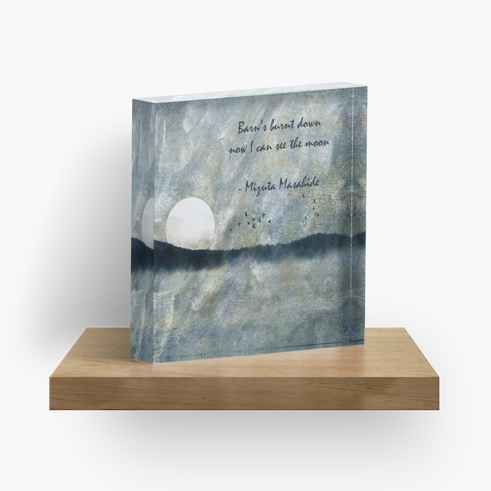 Barn's Burnt Down Acrylic Block
