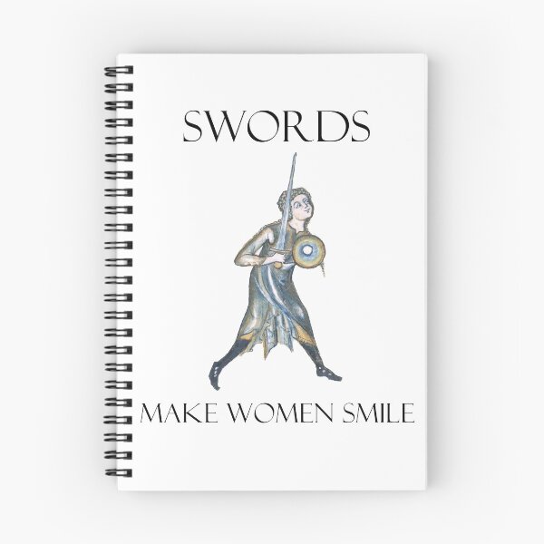 Item preview, Swords Make Women Smile designed and sold by emovendo.