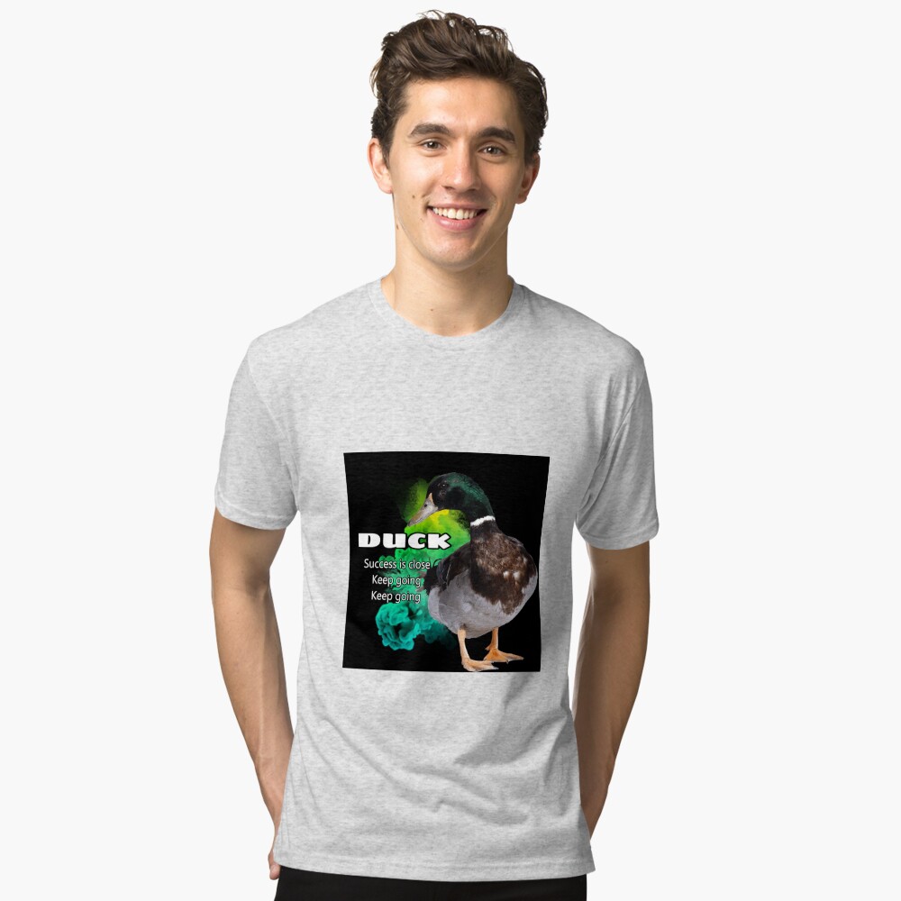 Duck symbolism Tri-blend T-Shirt