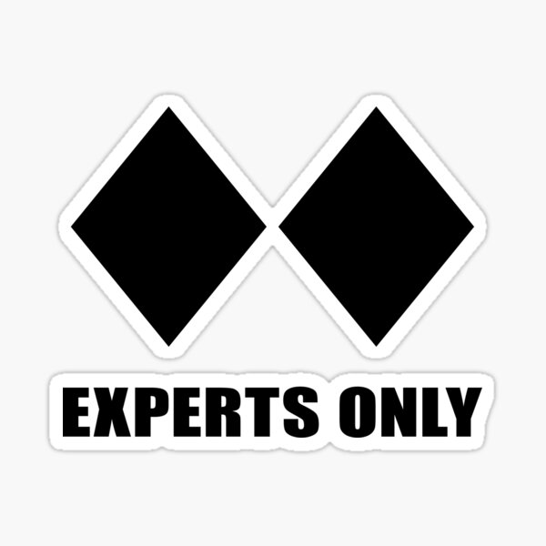 Experts only Sticker