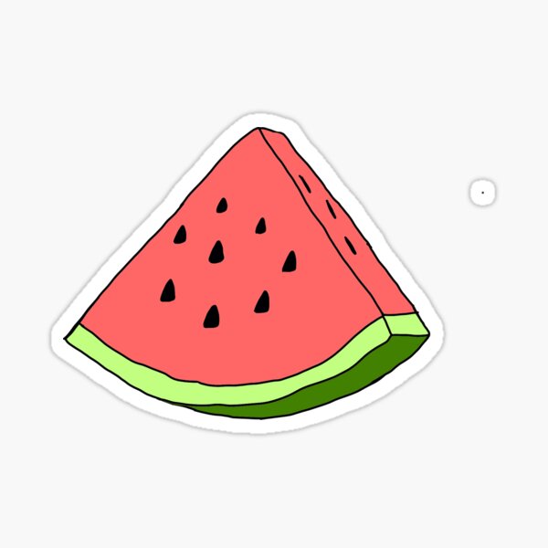 "watermelon sugar drawing" Sticker for Sale by designsholly Redbubble