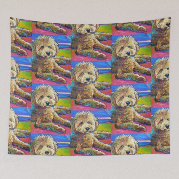 Item preview, Gracie the LABRADOODLE designed and sold by RobertPhelpsArt.