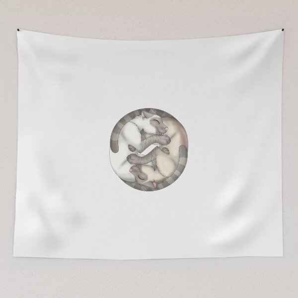 Item preview, Yin-Yang Cats: Fawn Lynx Point designed and sold by spyroid101.