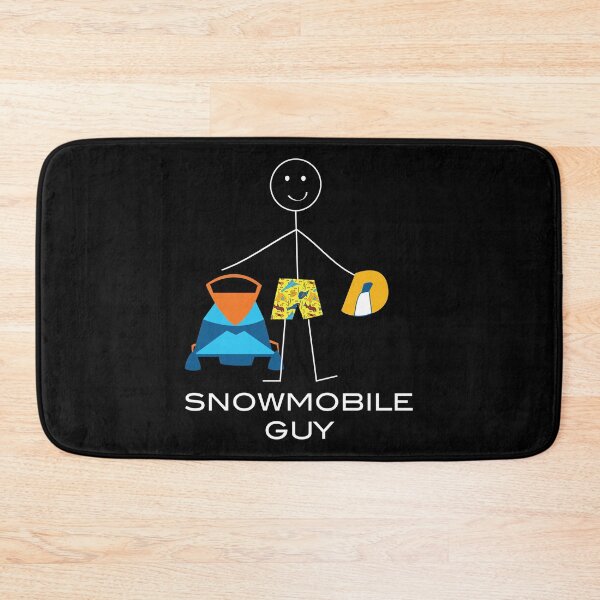 Item preview, Funny Mens Snowmobile Guy designed and sold by whyitsme.