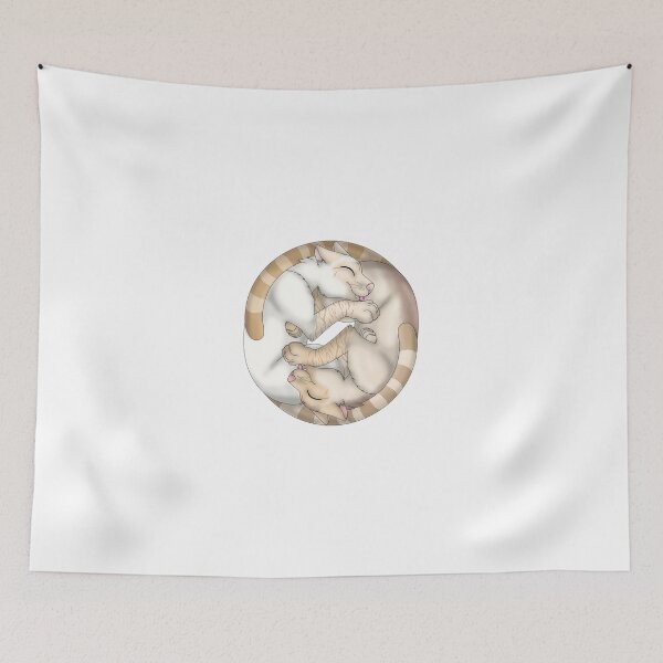 Item preview, Yin-Yang Cats: Cream Lynx Point designed and sold by spyroid101.