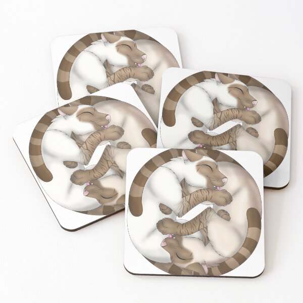 Item preview, Yin-Yang Cats: Cinnamon Lynx Point designed and sold by spyroid101.