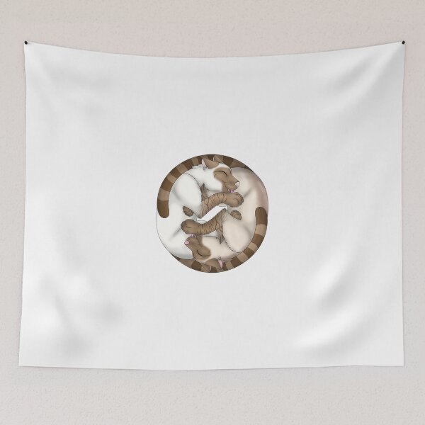Item preview, Yin-Yang Cats: Cinnamon Lynx Point designed and sold by spyroid101.