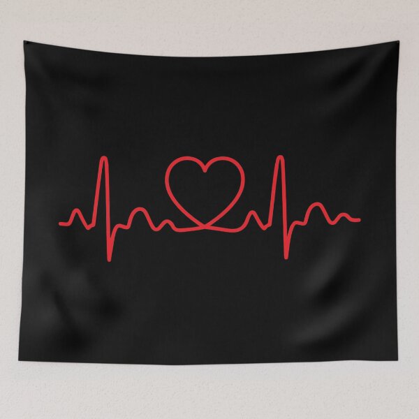 Item preview, Heartbeat Heart Rate Pulse Gift Idea designed and sold by haselshirt.