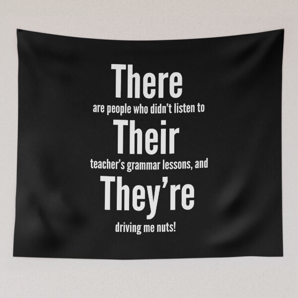 Item preview, Grammar Police There Their They're Gift designed and sold by haselshirt.