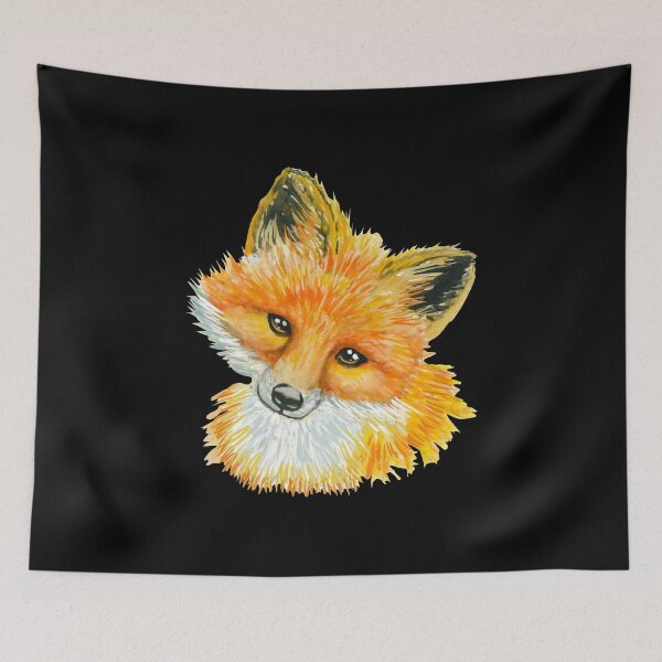 Item preview, Fox Watercolor Wild Animal Lover Gift Idea designed and sold by haselshirt.