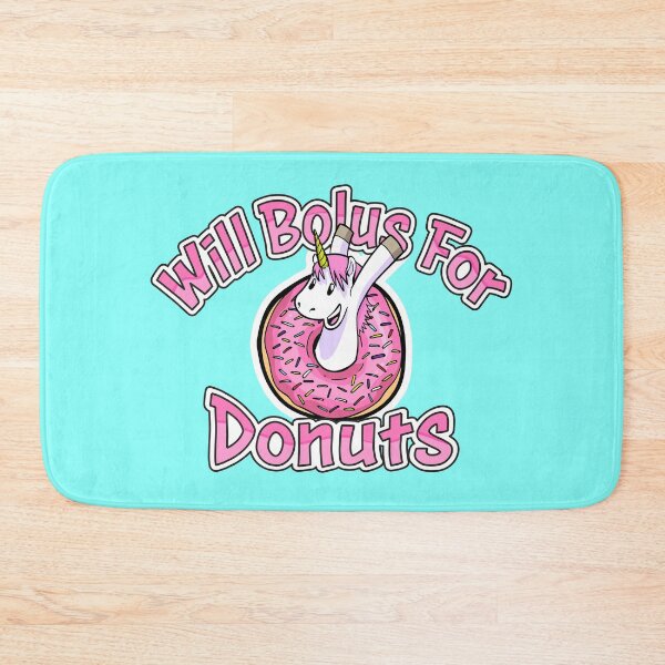Item preview, Type 1 Diabetes Awareness T1D Will Bolus For Donuts Cute Unicorn Gift For Diabetic  designed and sold by JessieJune.