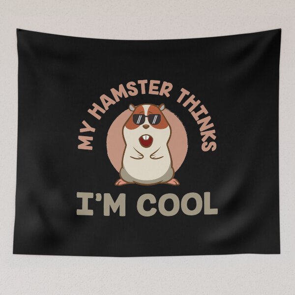 Item preview, My Hamster Thinks I'm Cool Animal Lover Gift Idea designed and sold by haselshirt.