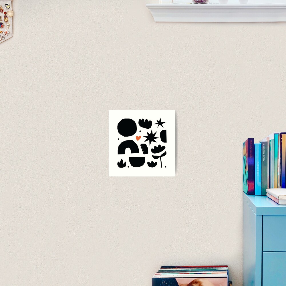 My abstract garden Art Print