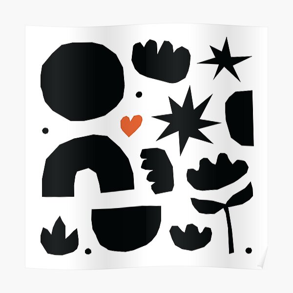 My abstract garden Poster