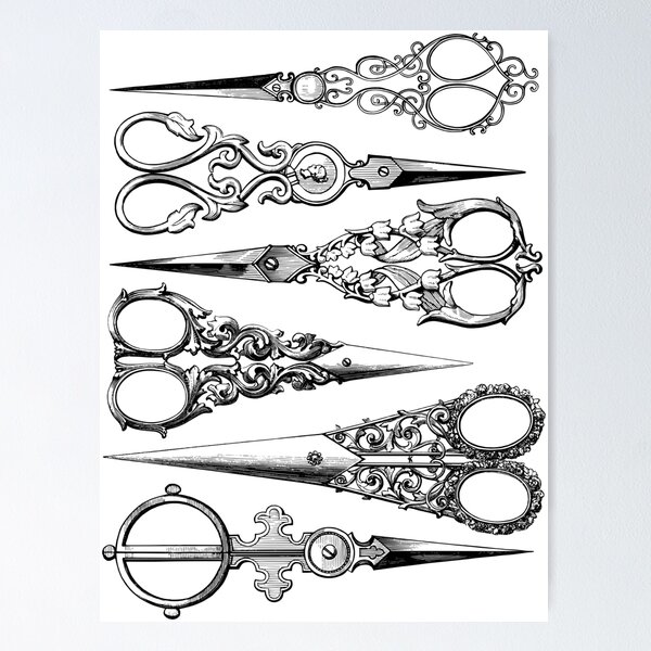 Item preview, Vintage pair of scissors haircut. designed and sold by emphatic.