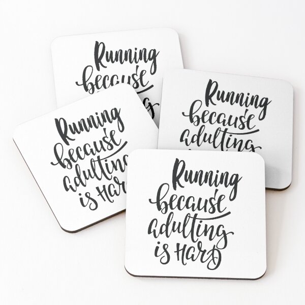 Item preview, Running Because Adulting Is Hard I Love to Run! designed and sold by ProjectX23.