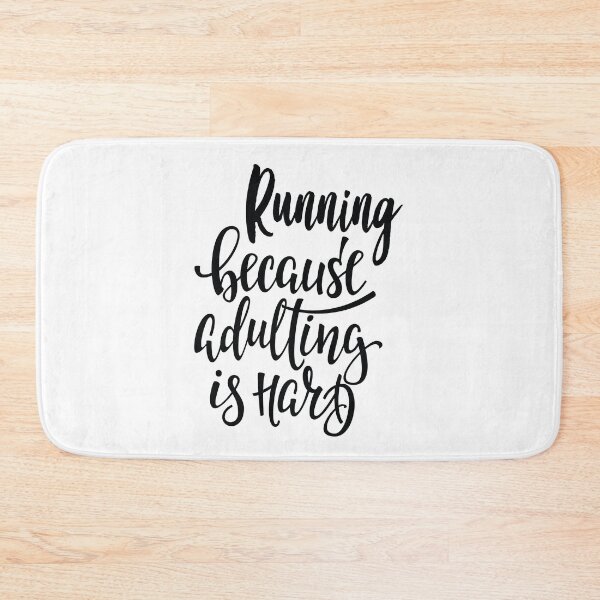 Item preview, Running Because Adulting Is Hard I Love to Run! designed and sold by ProjectX23.