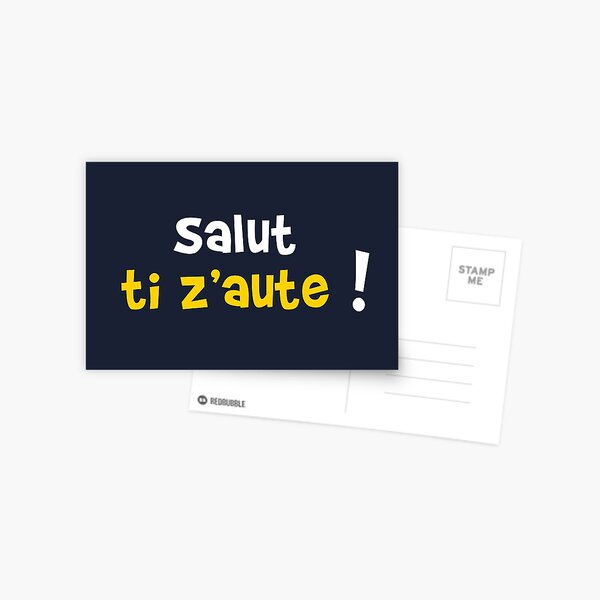 Cartes Postales Sur Le Theme Humour Chti Redbubble