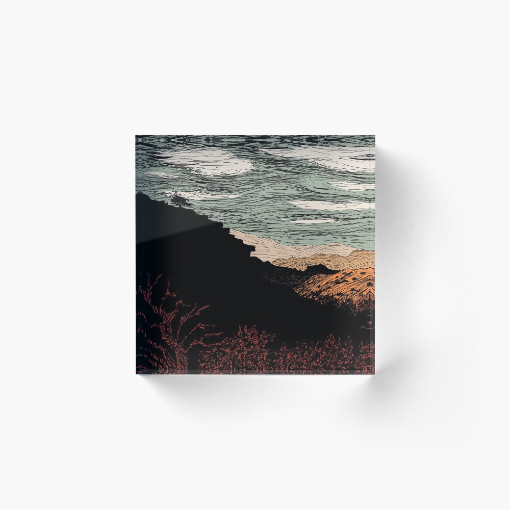 Phantom Horse Valley Acrylic Block