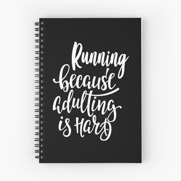 Item preview, Running Because Adulting Is Hard I Love to Run! designed and sold by ProjectX23.