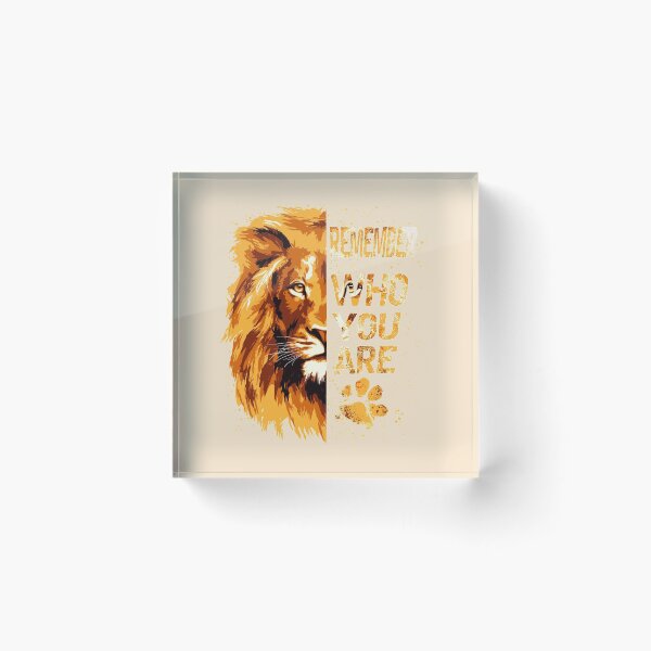 Item preview, Remember WHO YOU ARE Lion designed and sold by GreenSplash.